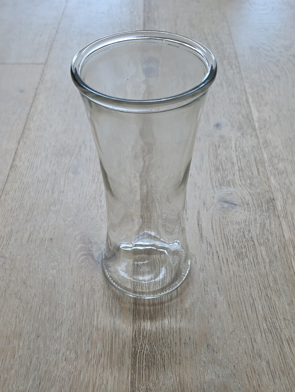 Clear Glass Decorative Vase